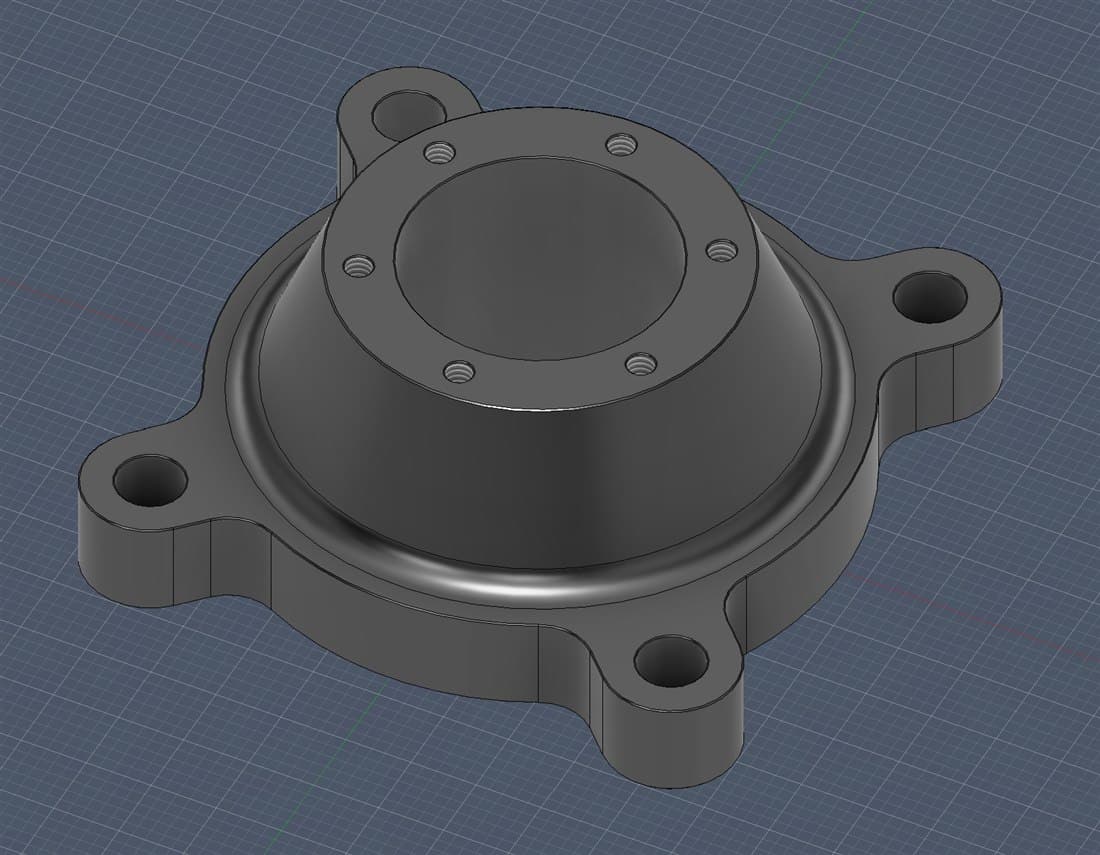 A clean, standard machinable part